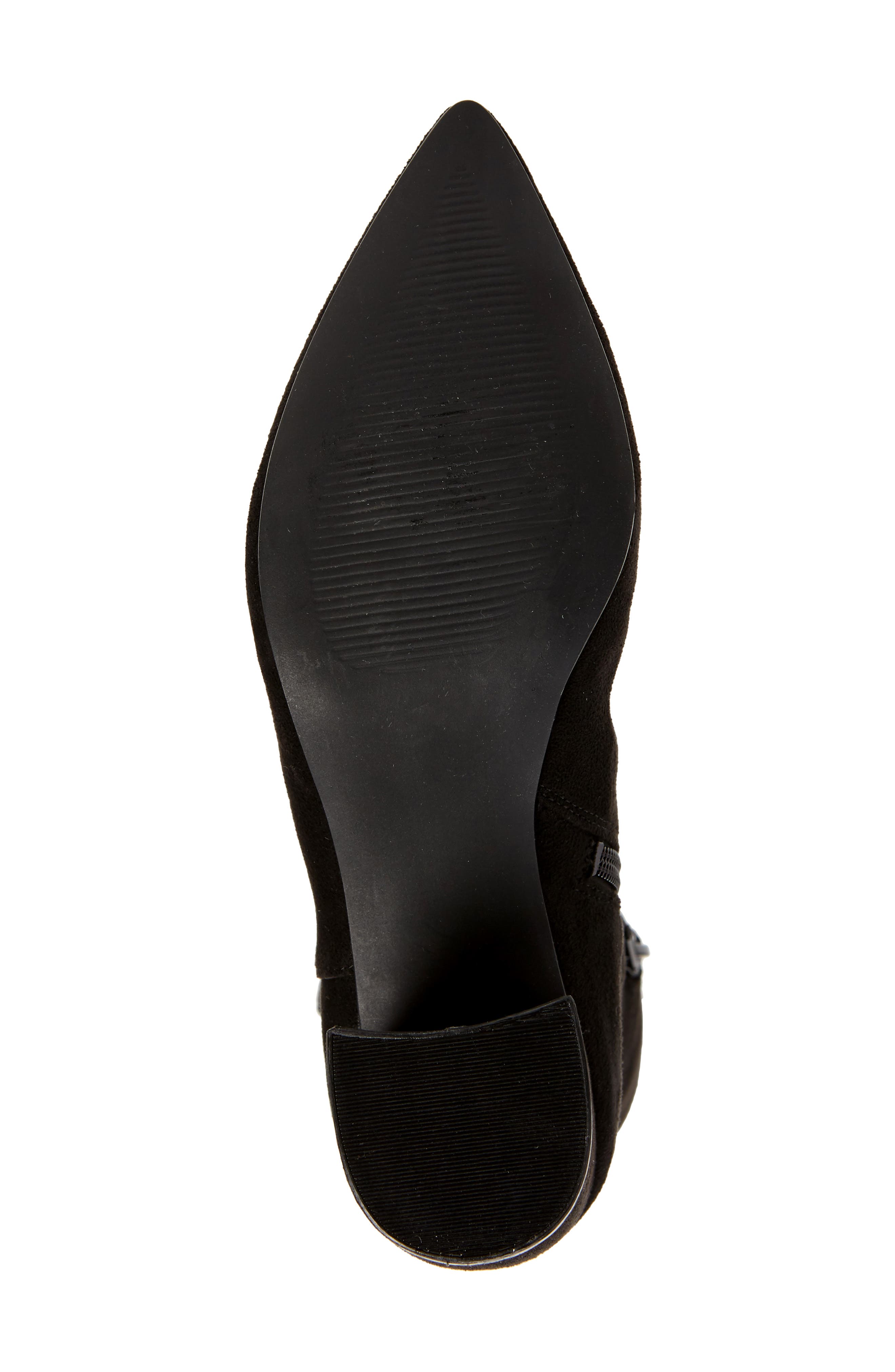 Nifty Pointed Toe Over the Knee Boot, Alternate, color, BLACK