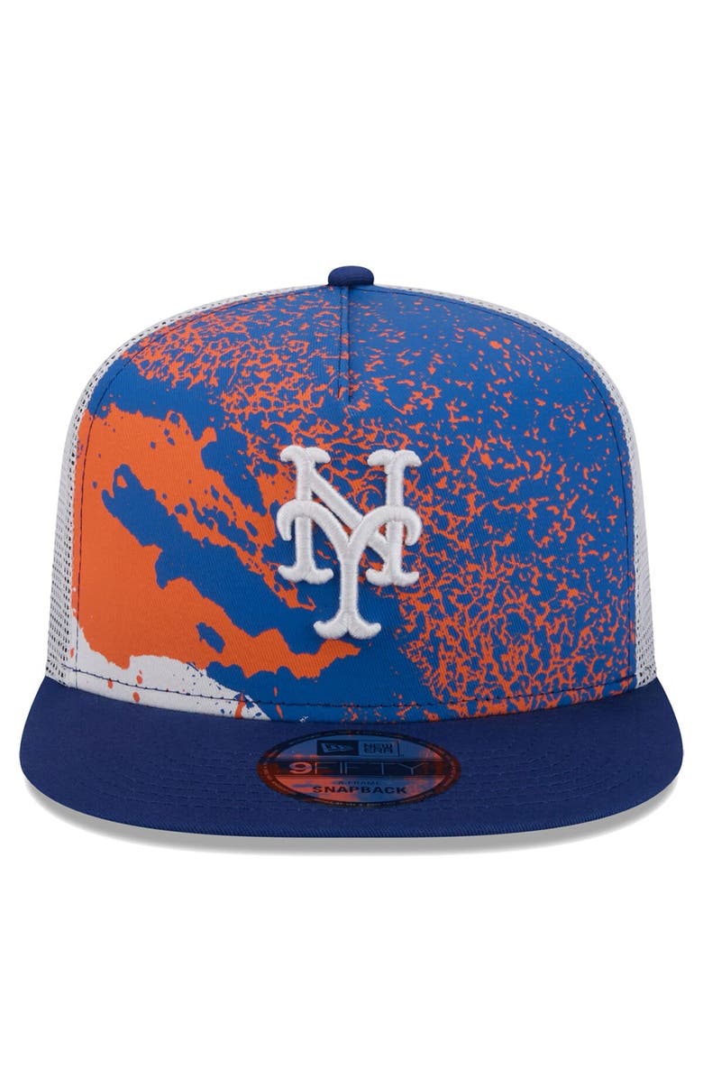 New Era Men's New Era Royal New York Mets Court Sport 9FIFTY Snapback Hat, Alternate, color,