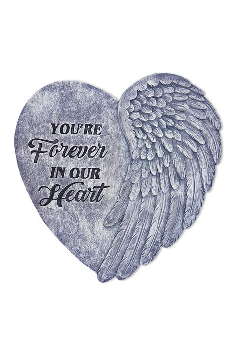 Forever In Our Heart Angel Wing Memorial Figurine