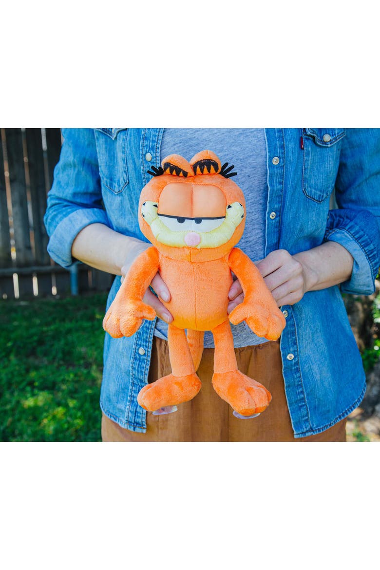 Garfield With Suction Cups 12-Inch Collector Plush, Alternate, color, Orange