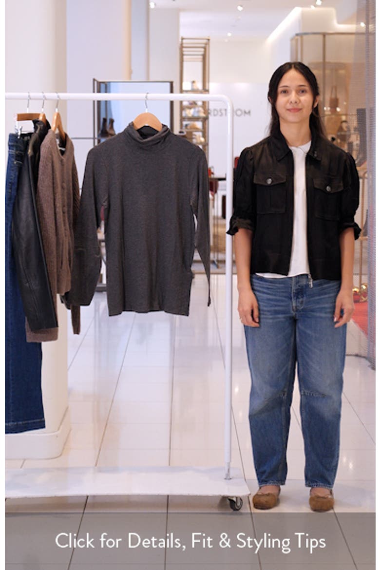 Long Sleeve Turtleneck Top video