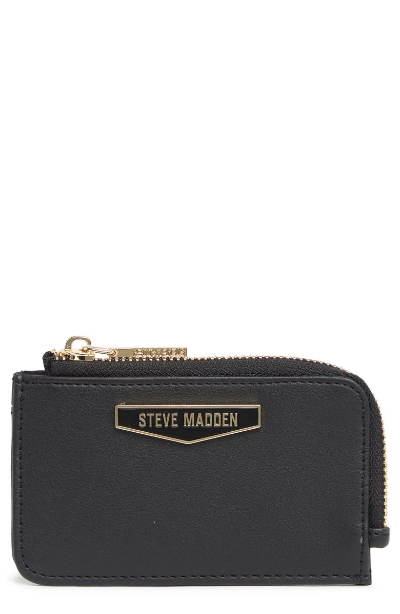 Steve Madden B Slim Zip Around Card Case, Main, color, 