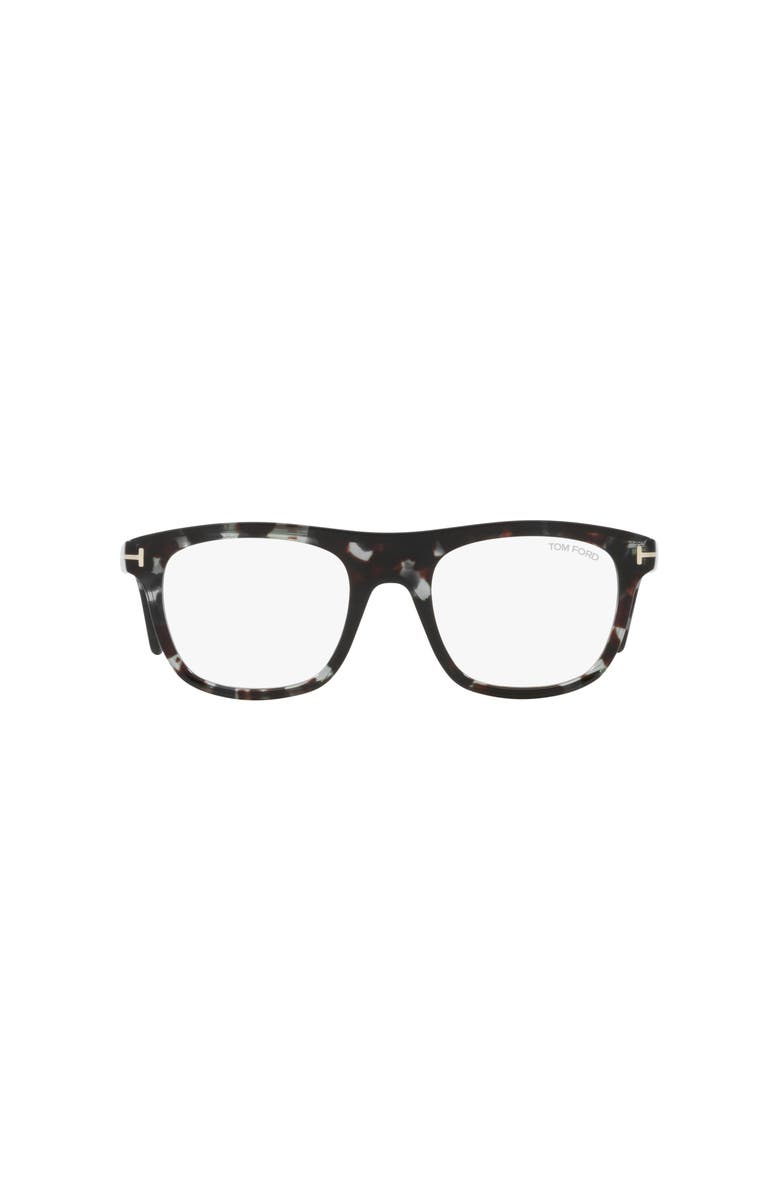TOM FORD 52mm Square optical glasses, Alternate, color, Tortoise