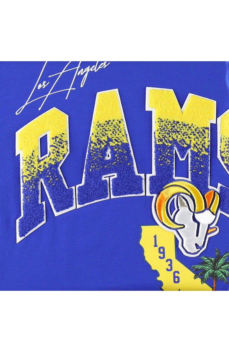 PRO STANDARD Men's Pro Standard Royal Los Angeles Rams Hometown Collection T-Shirt, Alternate, color, Royal