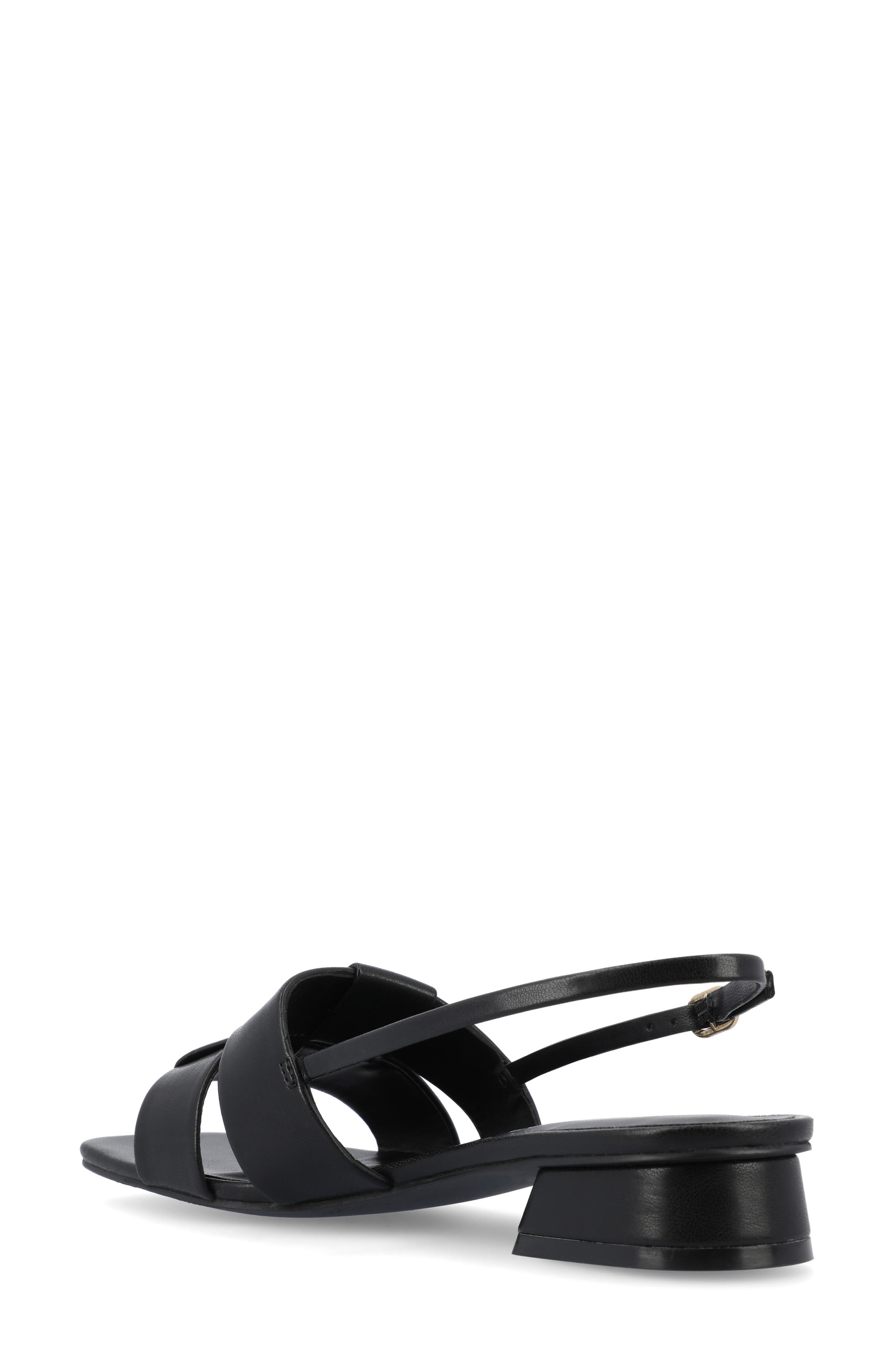Journee Collection Tabatha Block Heel Sandal, Alternate, color, Black