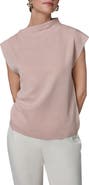 Donna Karan New York Shimmer Asymmetric Mock Neck Sweater