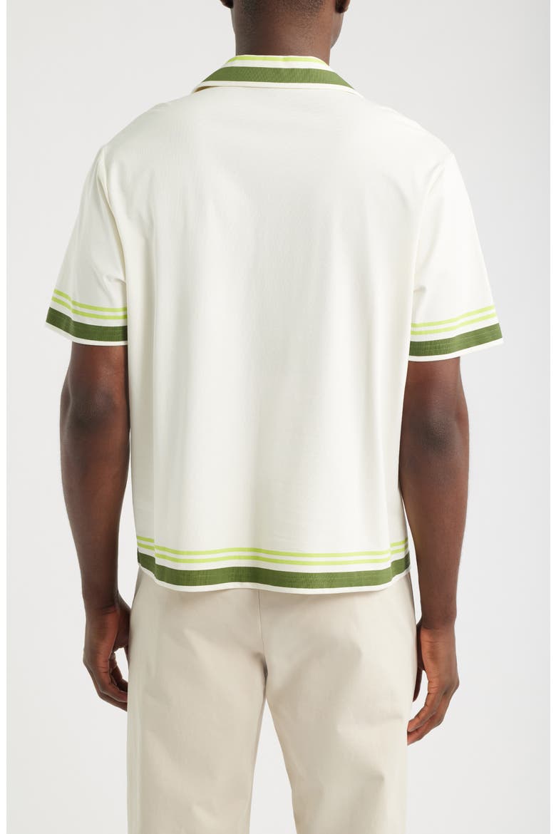 Ventura Popover Camp Shirt, Alternate, color, CREAM