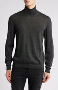 BOSS Musso Virgin Wool Turtleneck Sweater