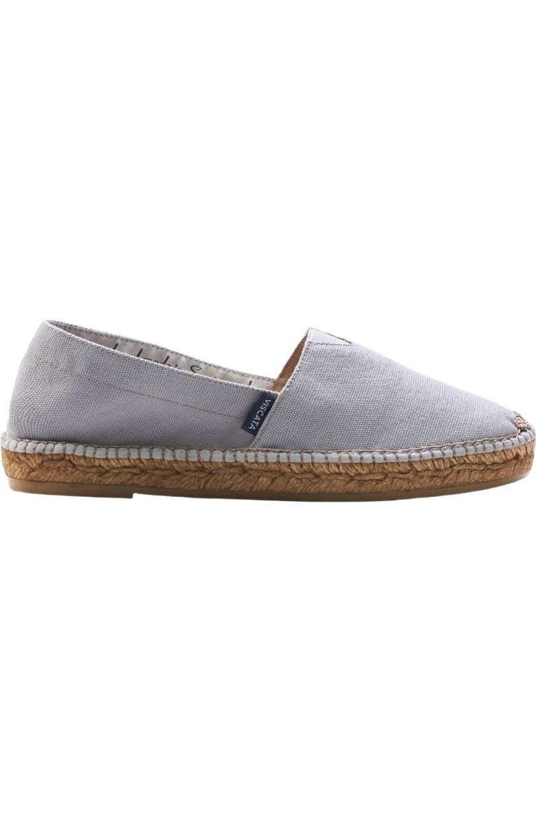 VISCATA Barceloneta Canvas Espadrille Flats, Alternate, color, Ash Grey