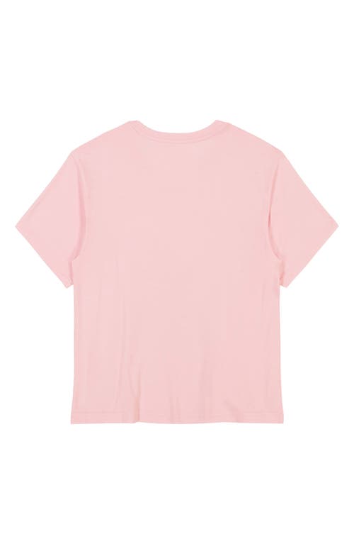 Shop Roxy Kids' Paradise View Oversize Cotton Graphic T-shirt In Rose Shadow