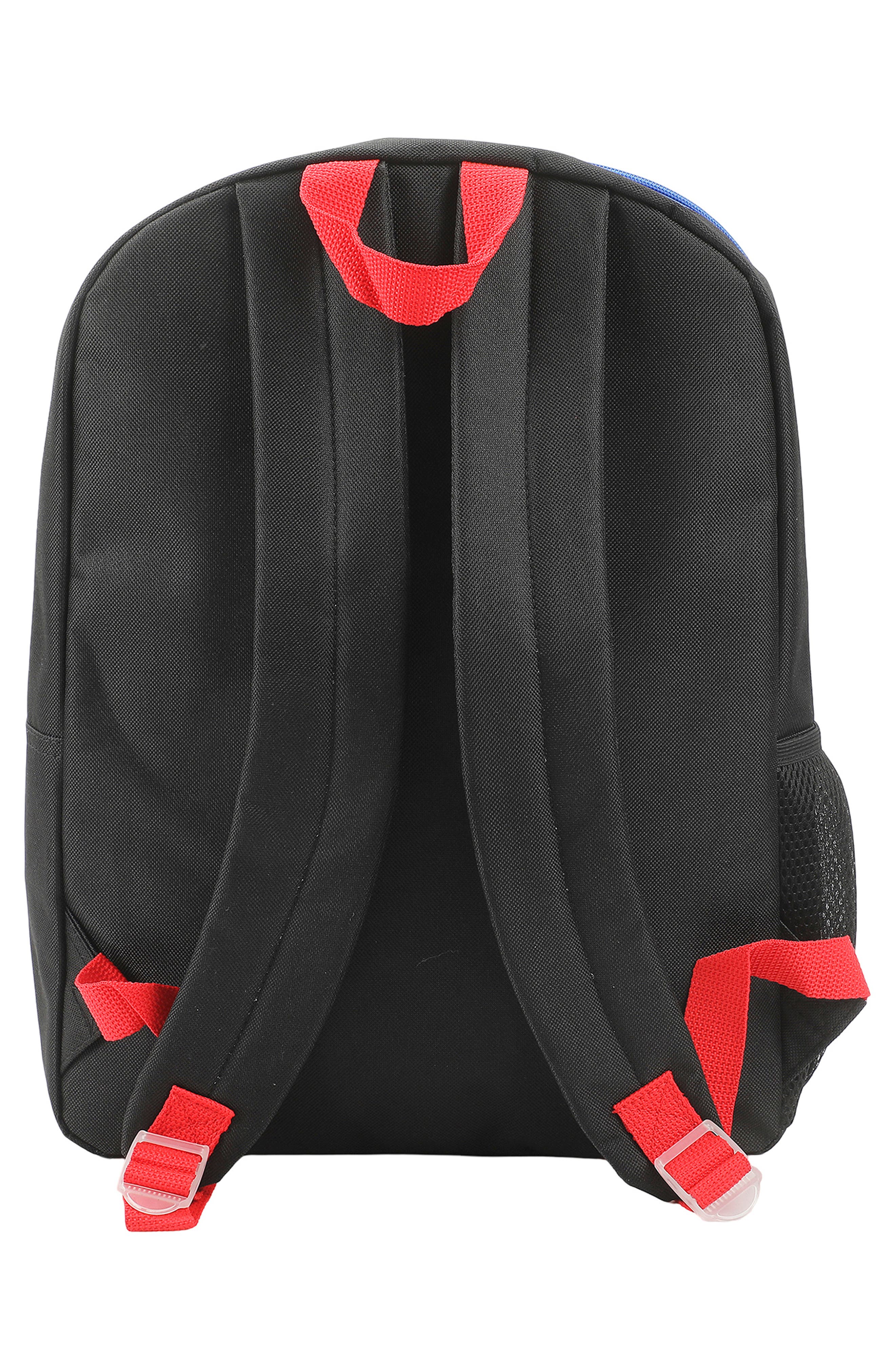 BIOWORLD Kids' Spider Man Backpack with Lunch Bag, Alternate, color, 