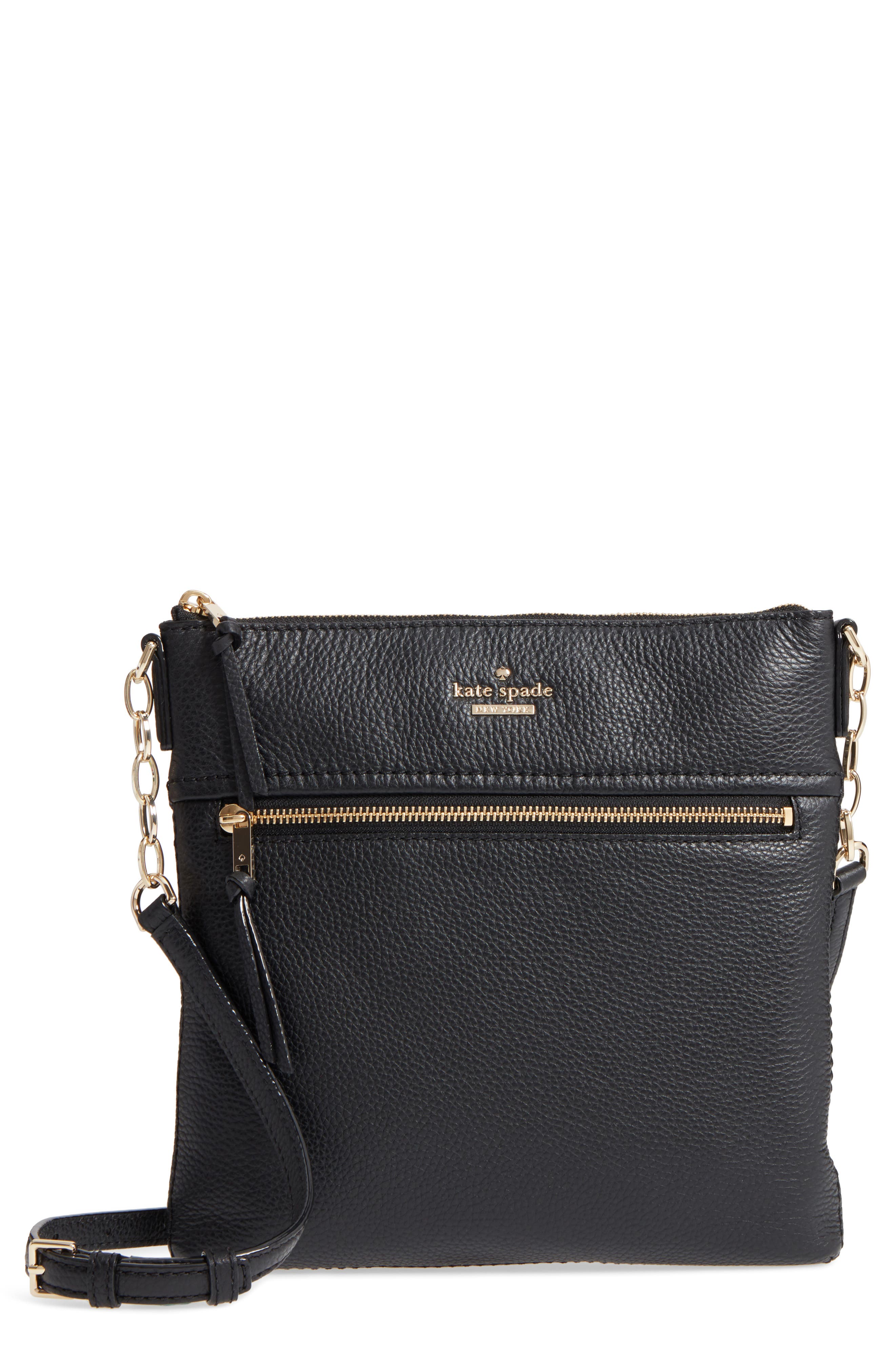 jackson street - melisse crossbody bag, Main, color, Z/DNUBLACK