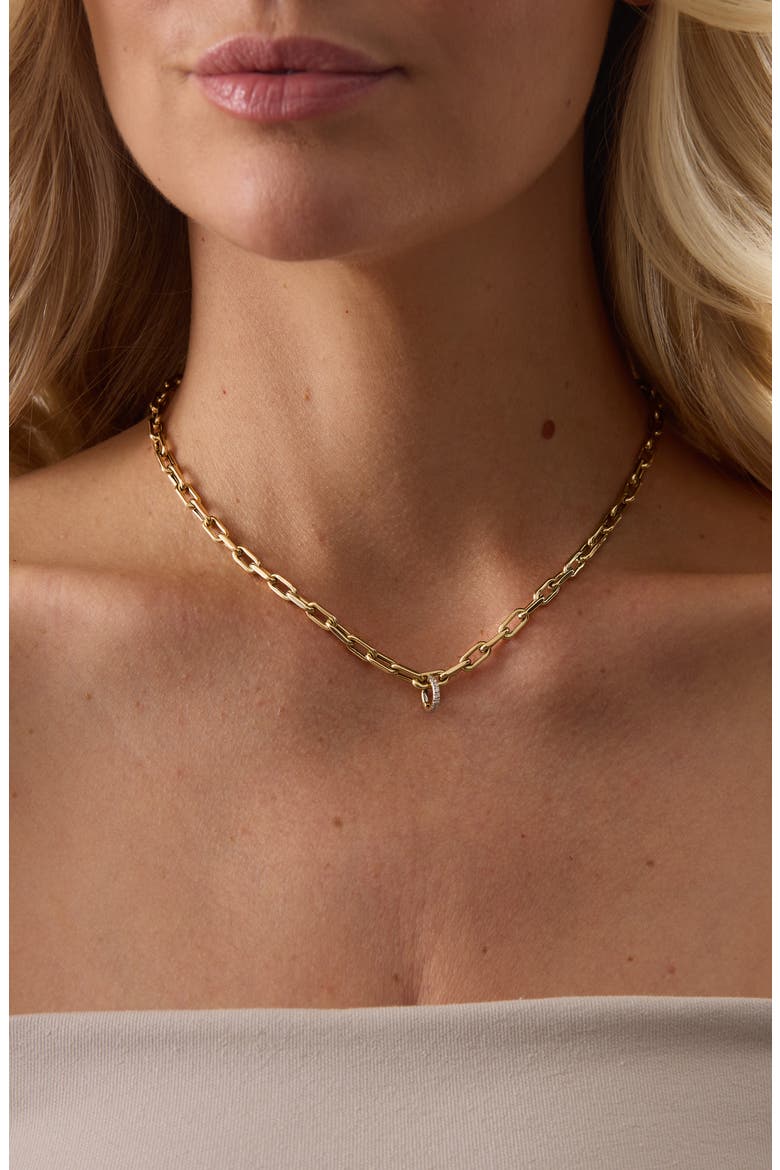 Diamond Pendant, Alternate, color, YELLOW GOLD/ DIAMOND