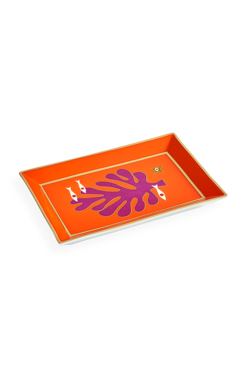 Jonathan Adler Playa Rectangle Tray In Multi