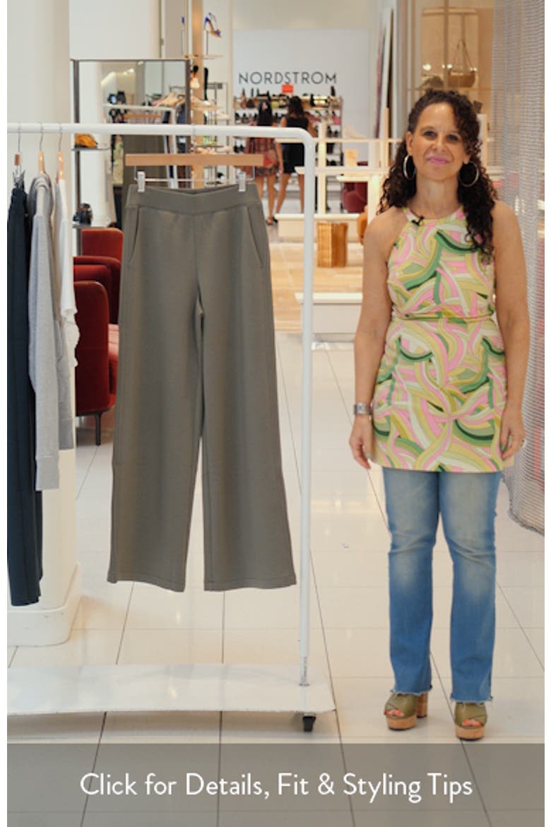 Pintuck High Waist Wide Leg Pants video