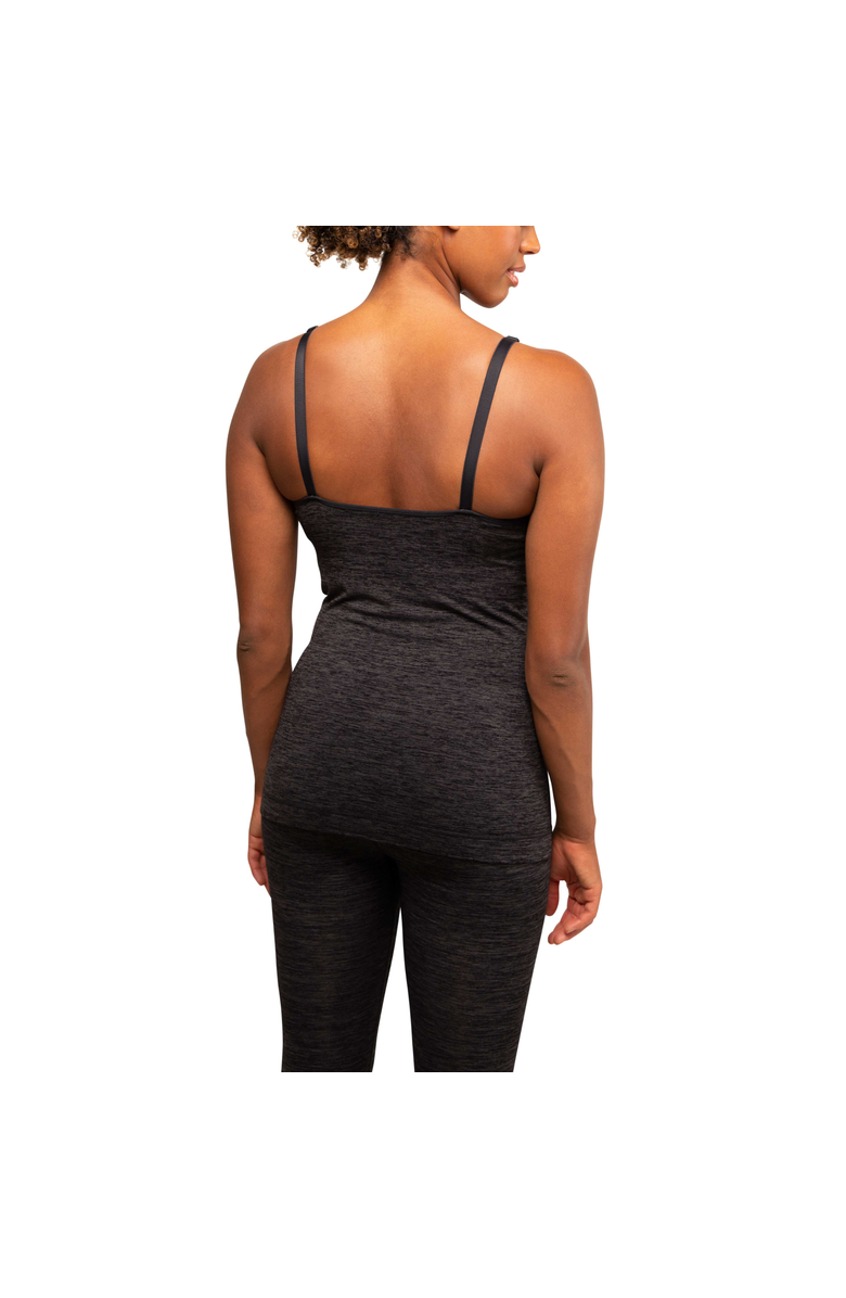 Modern Eternity Maternity Modern Eternity Yoga Nursing Tank Seamless Maternity  Isabella Breastfeeding Tank, Alternate, color, Charcoal Melange