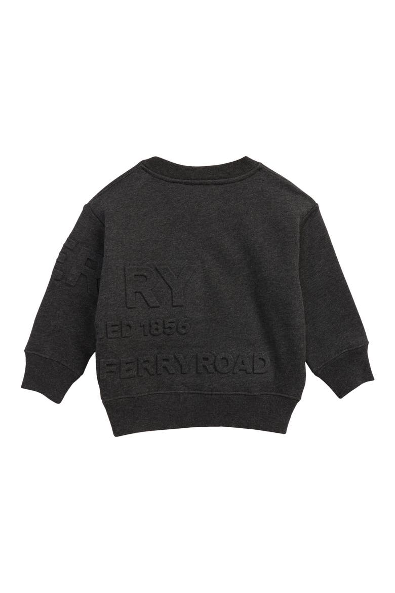 Kids' Alven Embossed Horseferry Logo Sweatshirt, Alternate, color, CHARCOAL MELANGE