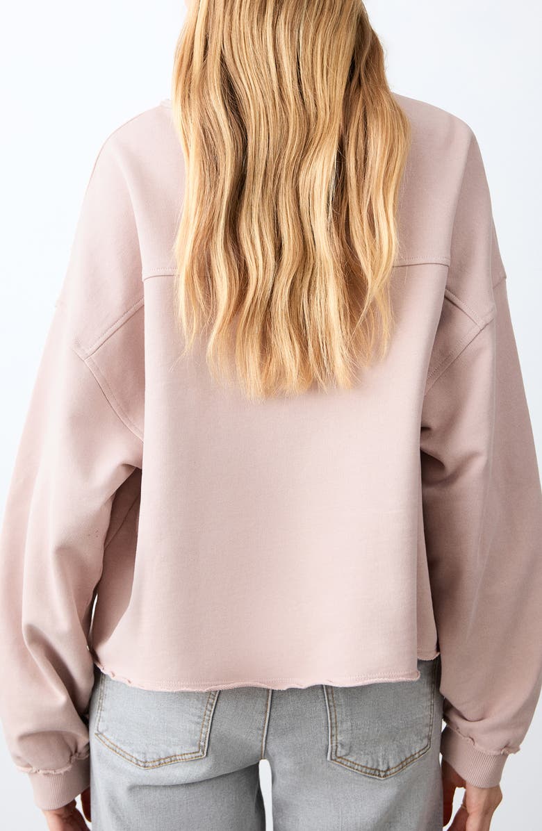 MANGO TEEN Cotton Sweatshirt, Alternate, color, 