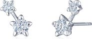 Kwiat Duo Stud Earrings with Star-Set Diamonds