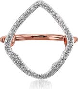 Monica Vinader Riva Hoop Diamond Ring