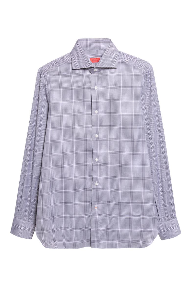 Sartorial Glencheck Button-Up Shirt, Alternate, color, GREY 01