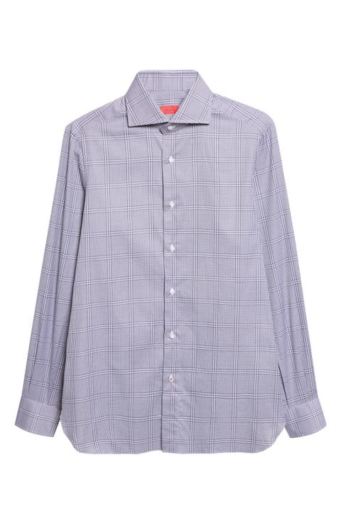 Sartorial Glencheck Button-Up Shirt