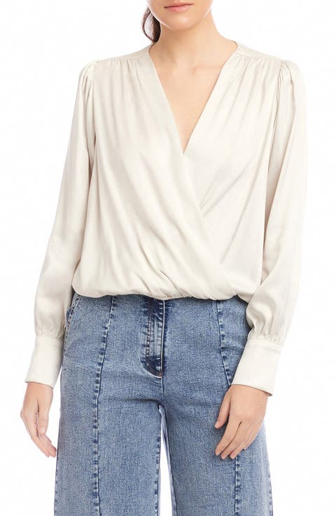 Ines Drape Front Top