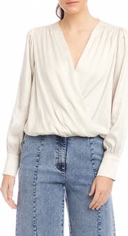 FIFTEEN TWENTY Ines Drape Front Top