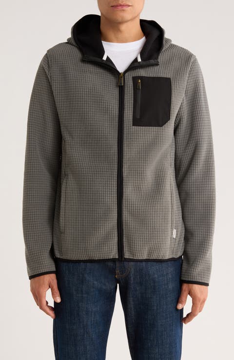 Alpine Texture Fleece Hoodie