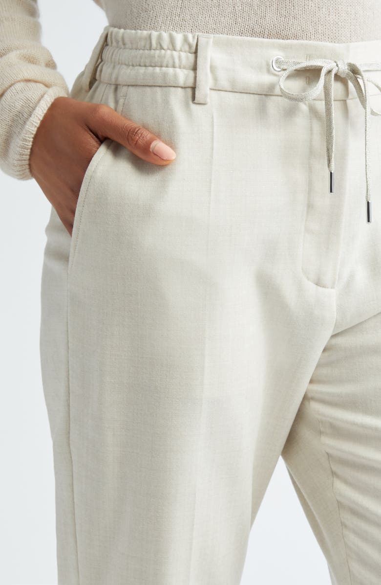 Eleventy Sparkle Wool Blend Pants, Alternate, color,