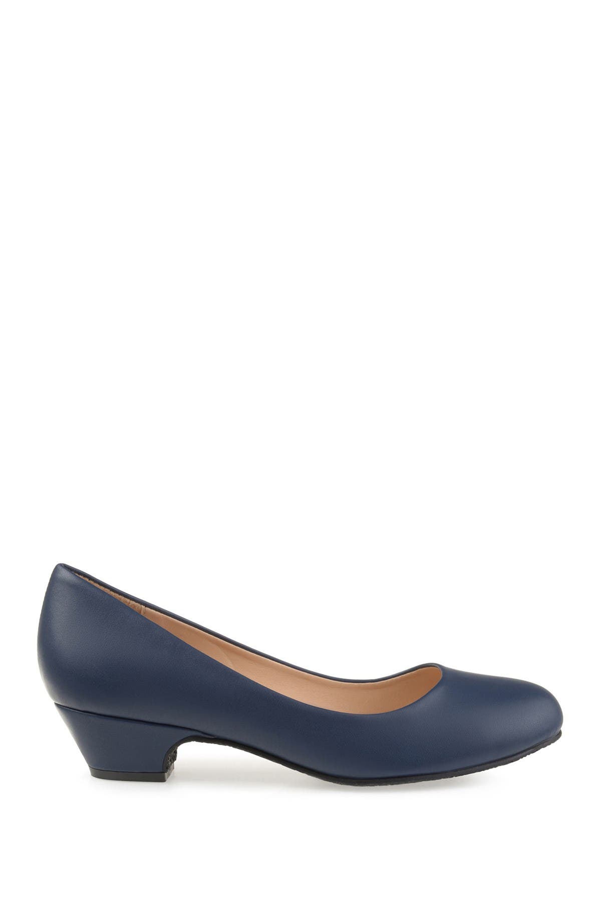 Saar Kitten Heel Pump, Alternate, color, NAVY