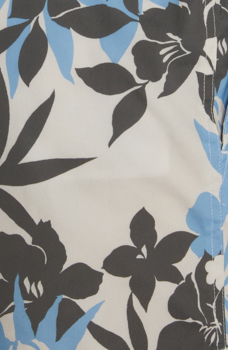 TOM FORD Tropical Floral Compact Poplin Swim Trunks, Alternate, color, 