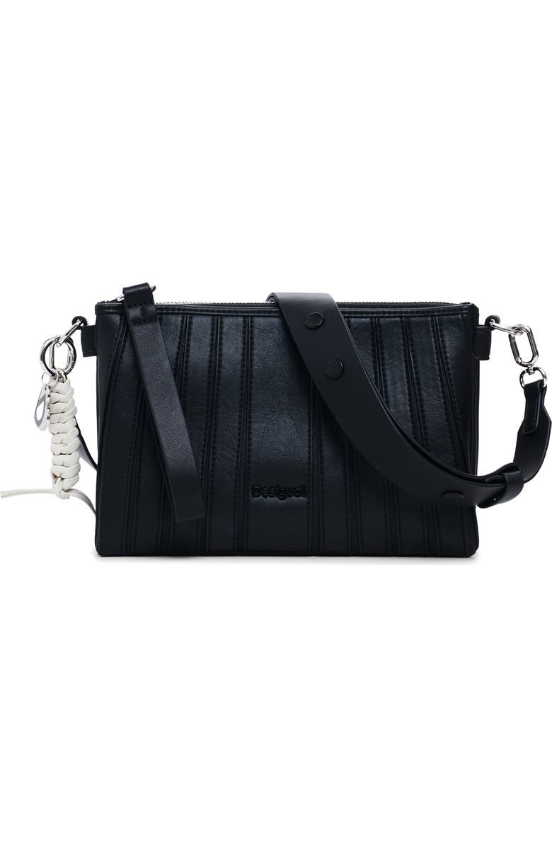 Desigual Faux Leather Crossbody Bag, Main, color,