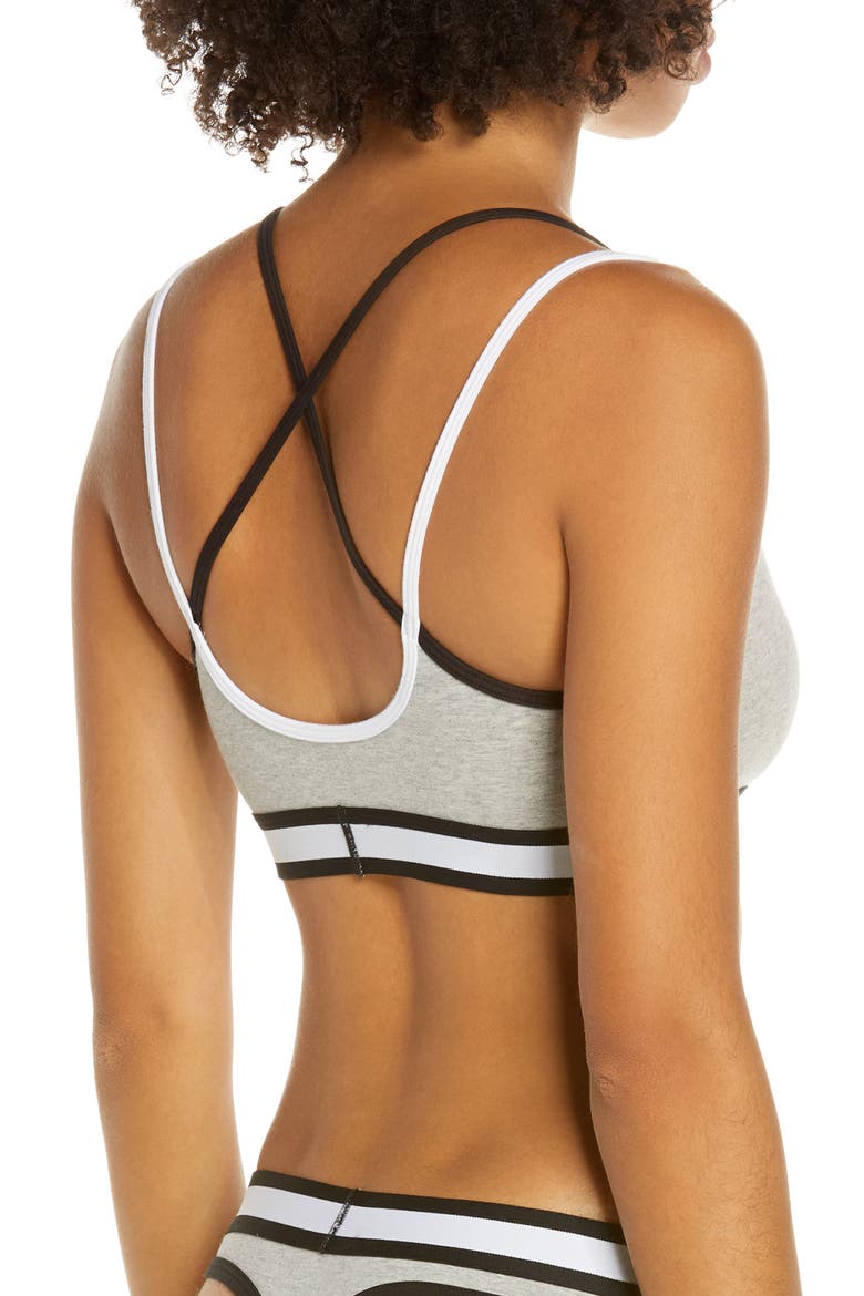 Retro Cami Bralette, Alternate, color, GREY HEATHER