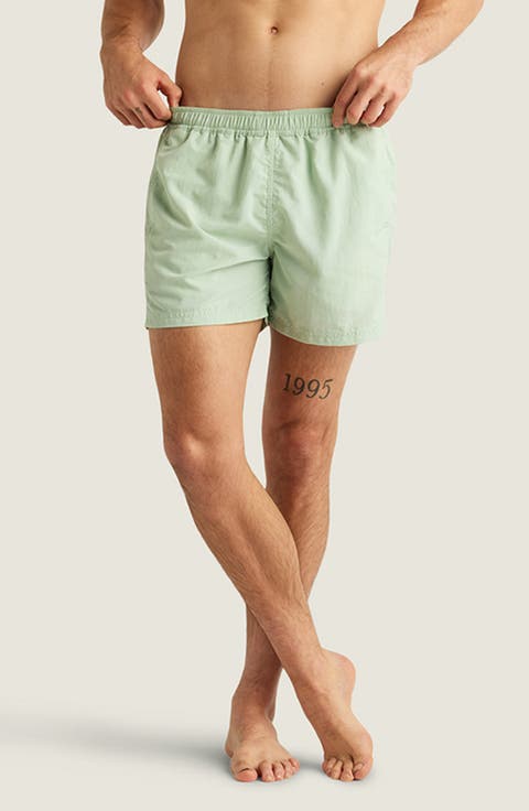 Sebastian Solid 4-Inch Nylon Swim Trunks