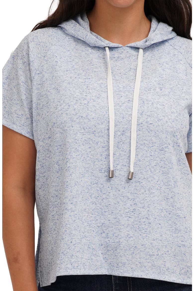Short Sleeve Pullover Hoodie, Alternate, color, BLUE