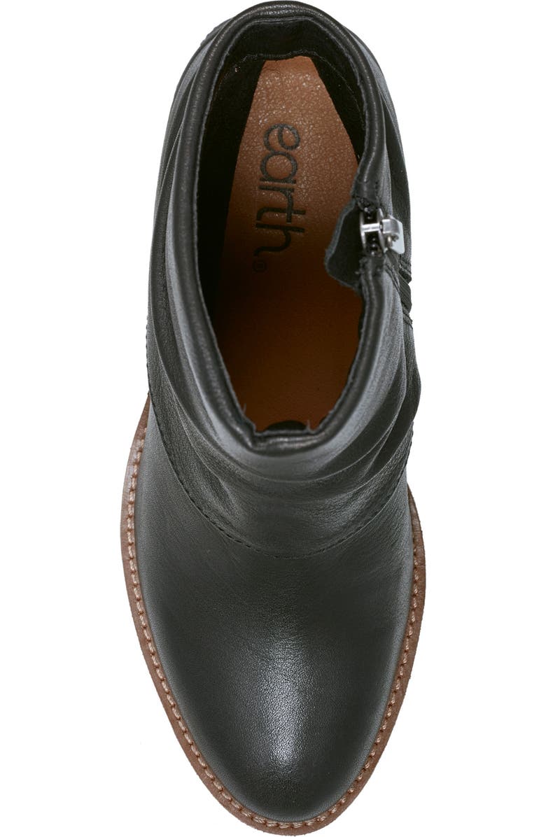 Earth<sup>®</sup> Savvy Ruched Bootie, Alternate, color, Black