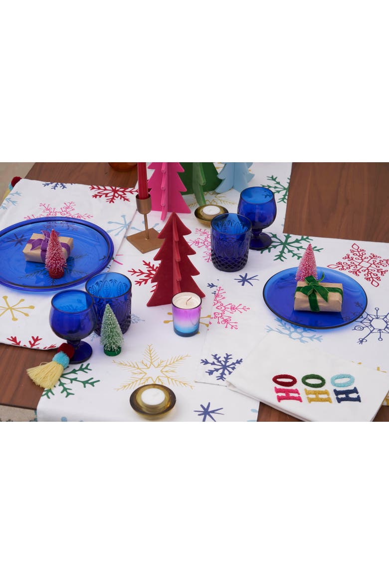 Bottle Brush Tree Figurines Assortment of 12, Alternate, color, Red