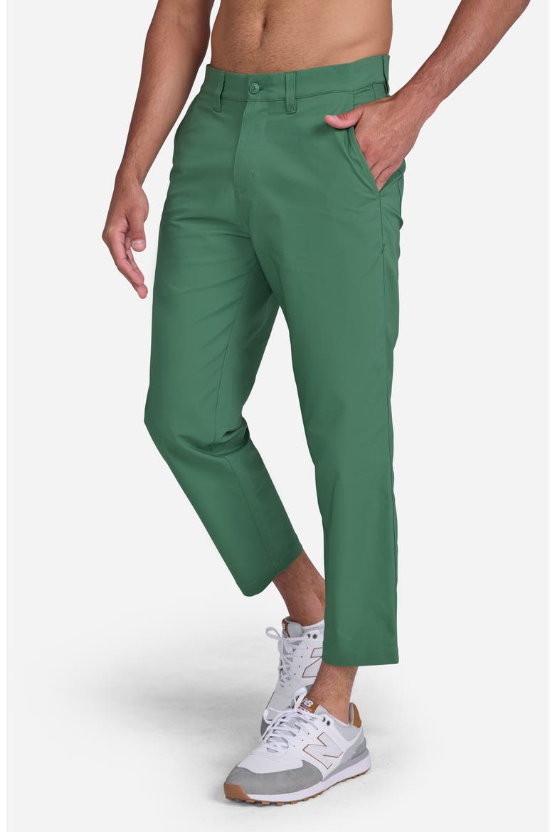 Relaxed 7/8 Golf Pants, Alternate, color, FOREST GREEN