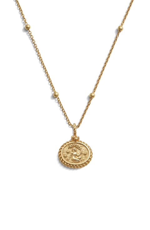 Zodiac Pendant Necklace