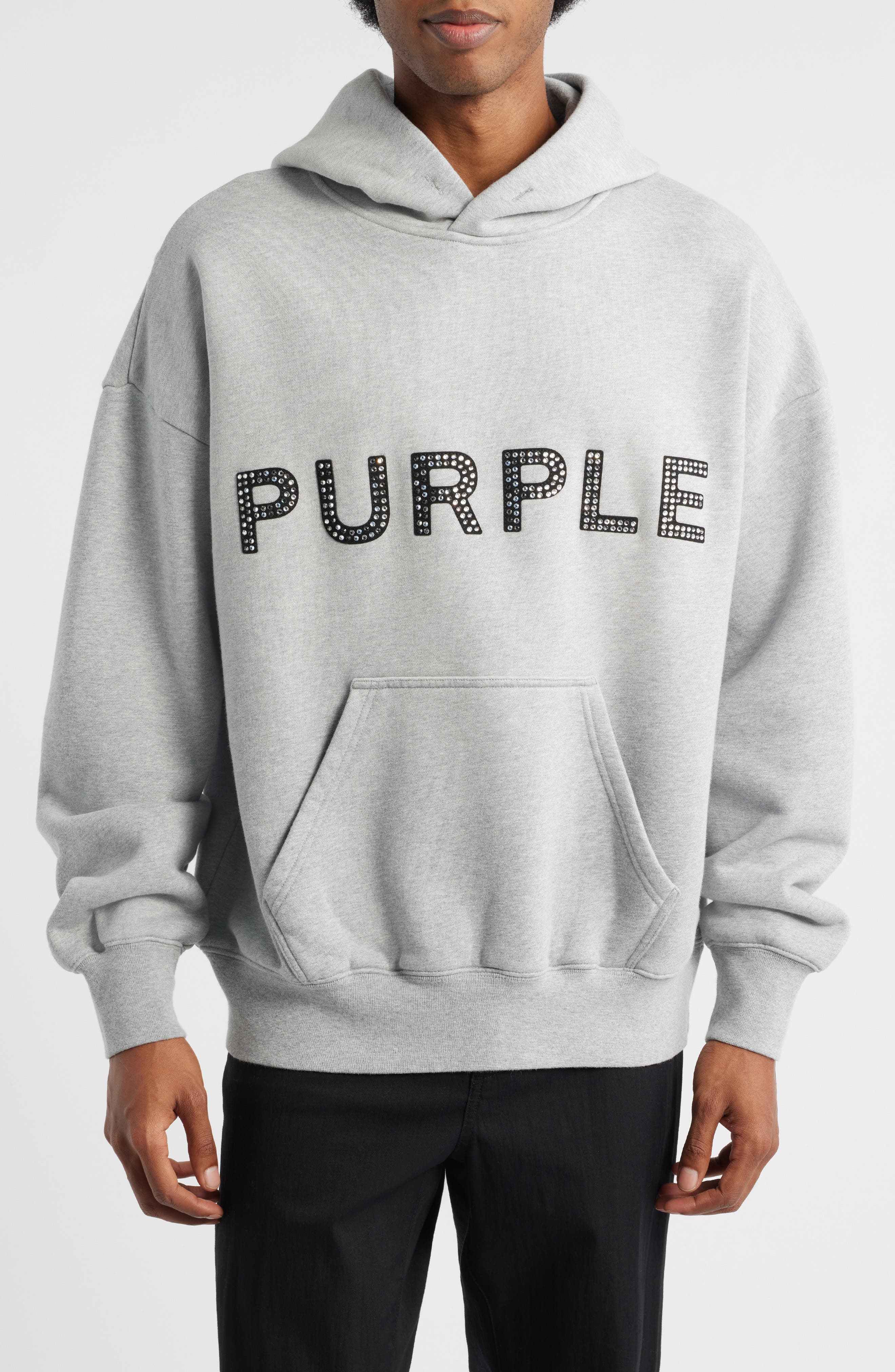 Heavyweight Rhinestone Logo Hoodie