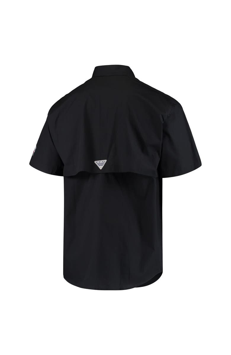 Columbia Men's Columbia PFG Black Ohio State Buckeyes Bonehead Button-Up Shirt, Alternate, color, 