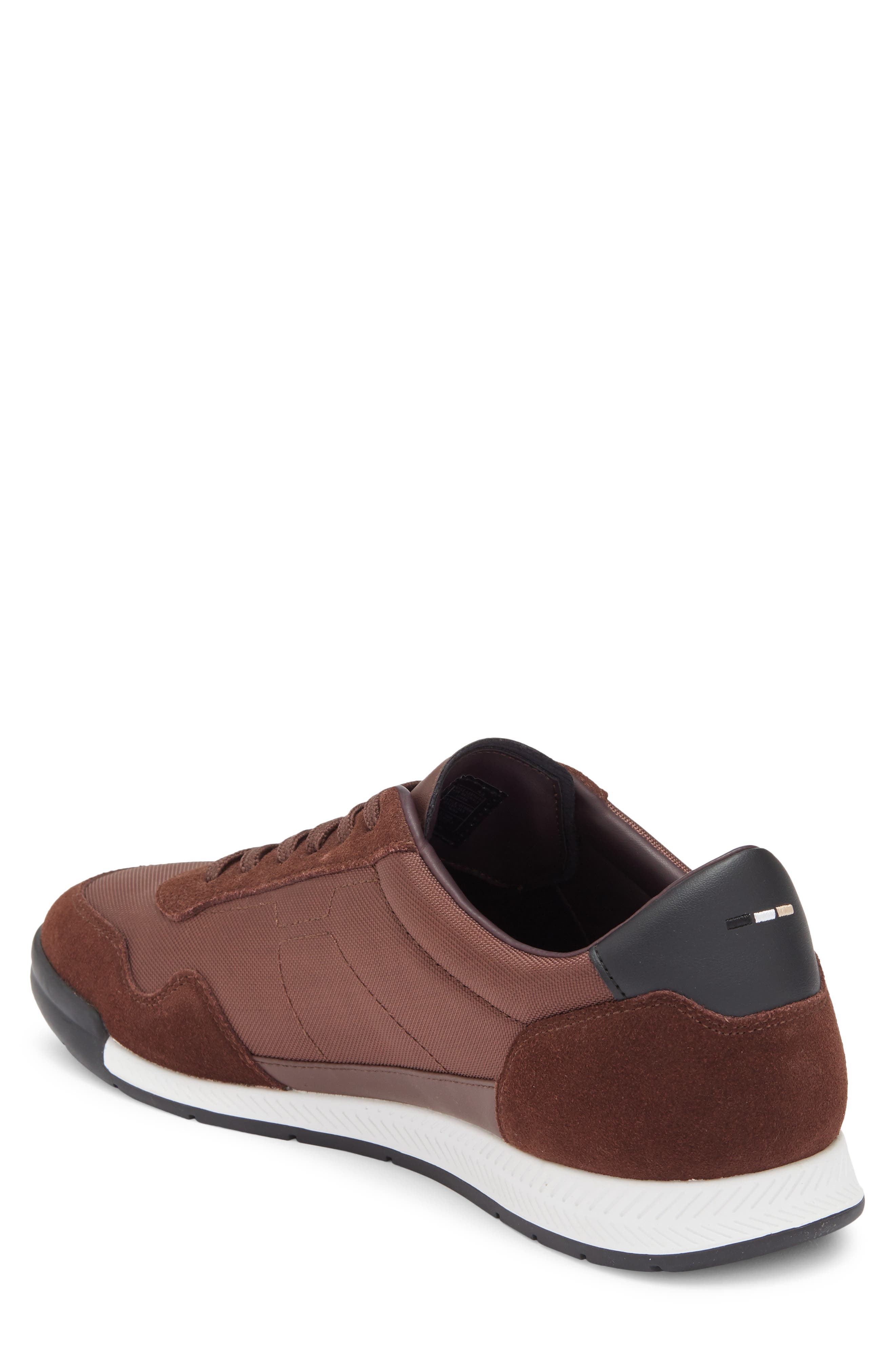 BOSS Titanium Low Top Sneaker, Alternate, color, Dark Red