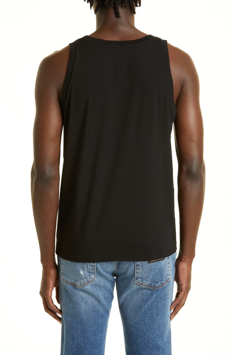 Dolce&Gabbana Men's Embroidered DG Patch Tank, Alternate, color,