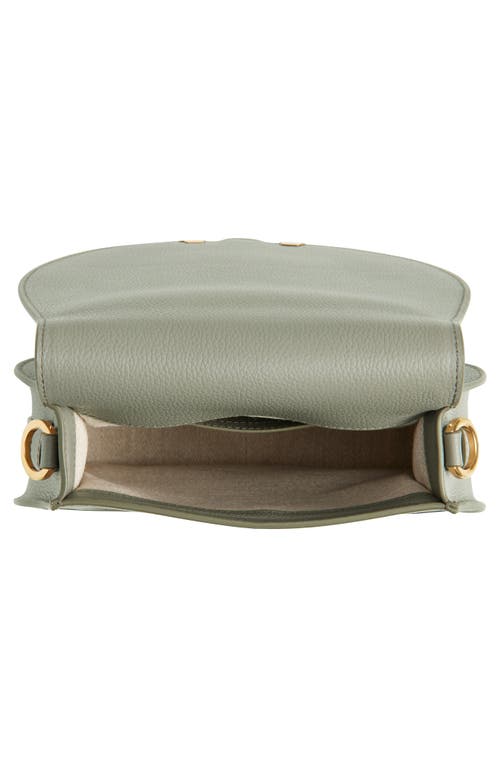 Chloé Large Marcie Leather Crossbody Bag In Green