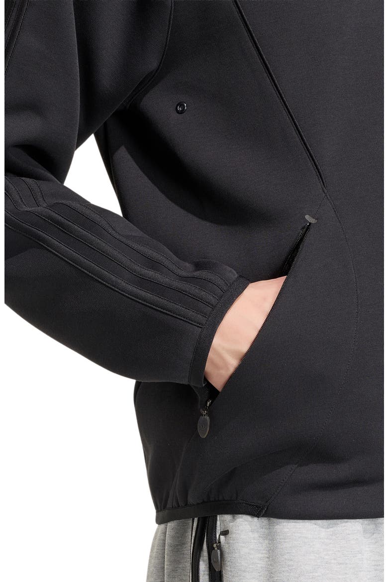 Full Zip Hoodie, Alternate, color, BLACK