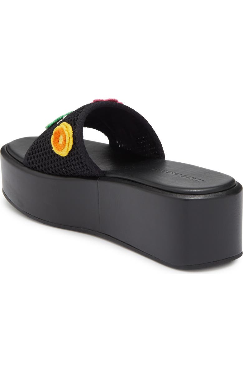 Marc Jacobs The Platform Slide Sandal, Alternate, color, Black Multi