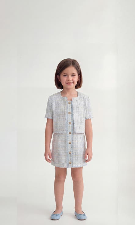 Girl's Jolene Tweed Jacket