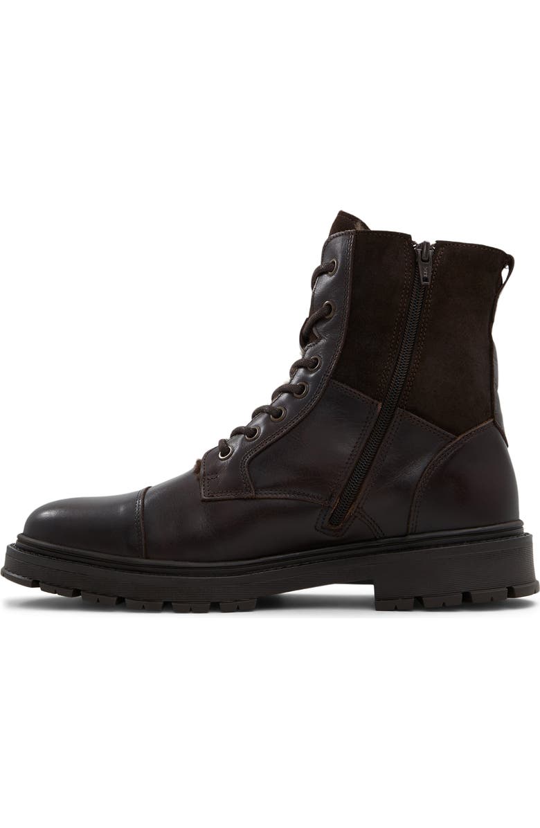 ALDO Aaren Faux Fur Lined Combat Boot, Alternate, color,