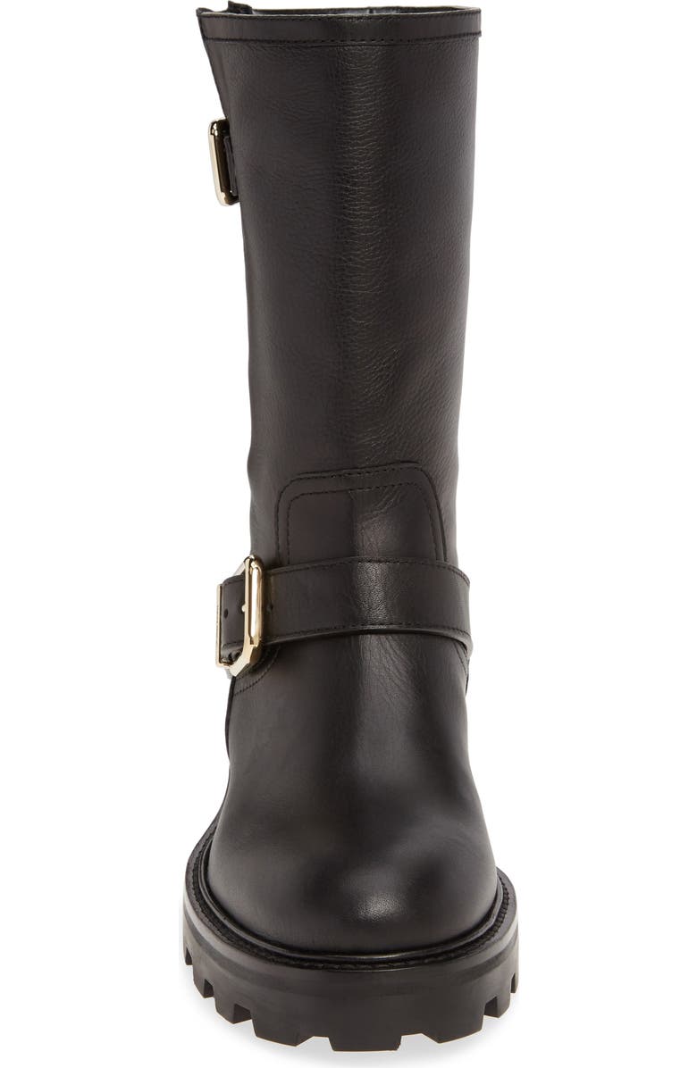 Jimmy Choo Biker II Buckle Boot, Alternate, color,